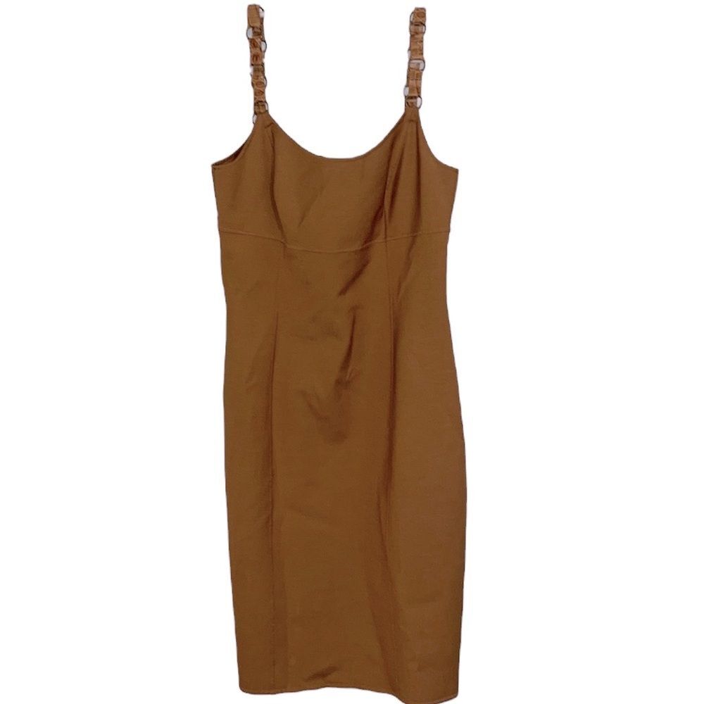 Michael Kors Brown Midi Dress